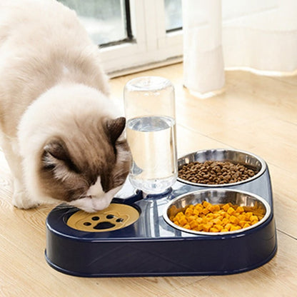 Pet Eating Drinking Bowl Station