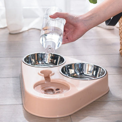 Pet Eating Drinking Bowl Station