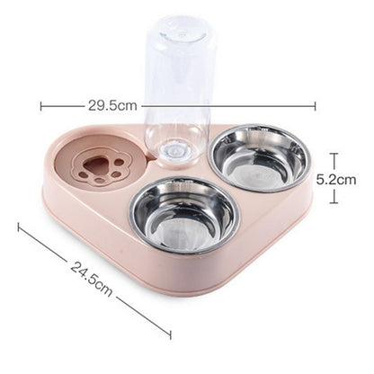 Pet Eating Drinking Bowl Station