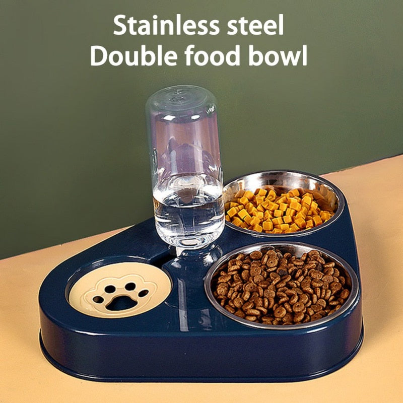 Pet Eating Drinking Bowl Station