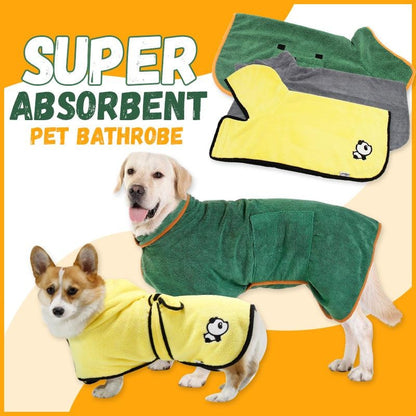 Dog luxury bathrobe